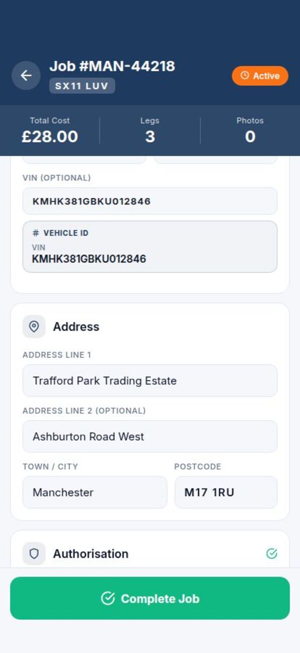 UK address autocomplete